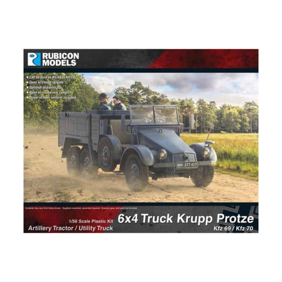 Rubicon Models 6x4 Truck Krupp Protze New