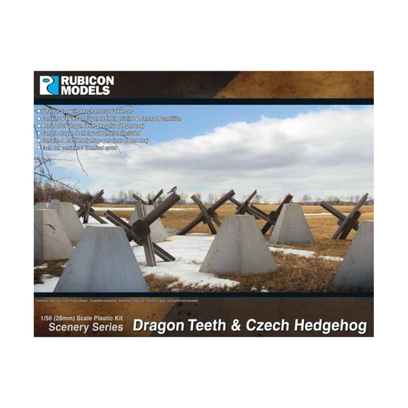 Rubicon Models Dragon Teeth and Czech Hedgehog New