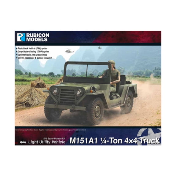 Rubicon Models M151A1 1/4-Ton 4x4 Utility Truck New