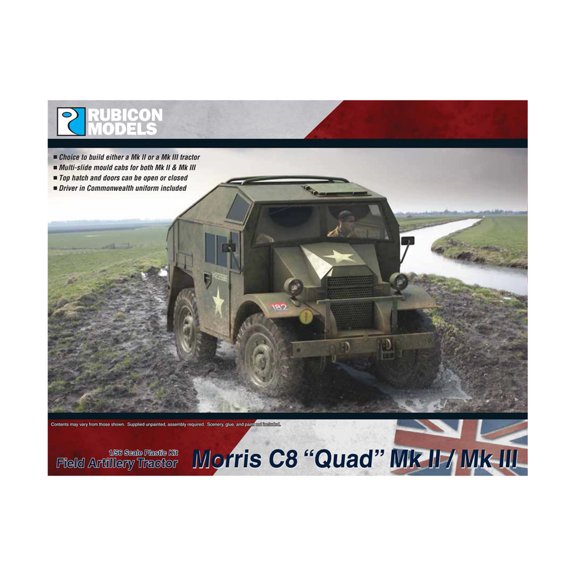 Rubicon Models Morris C8 "Quad" Mk II/Mk III New
