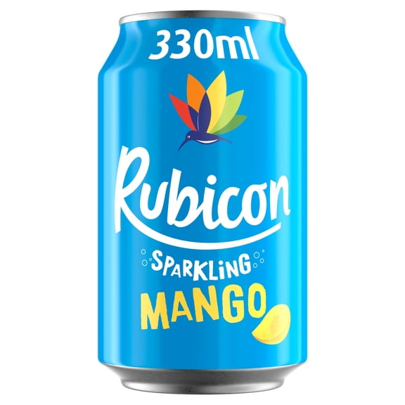 Rubicon Sparkling Mango Juice Drink 330Ml Can, Imported from Britain