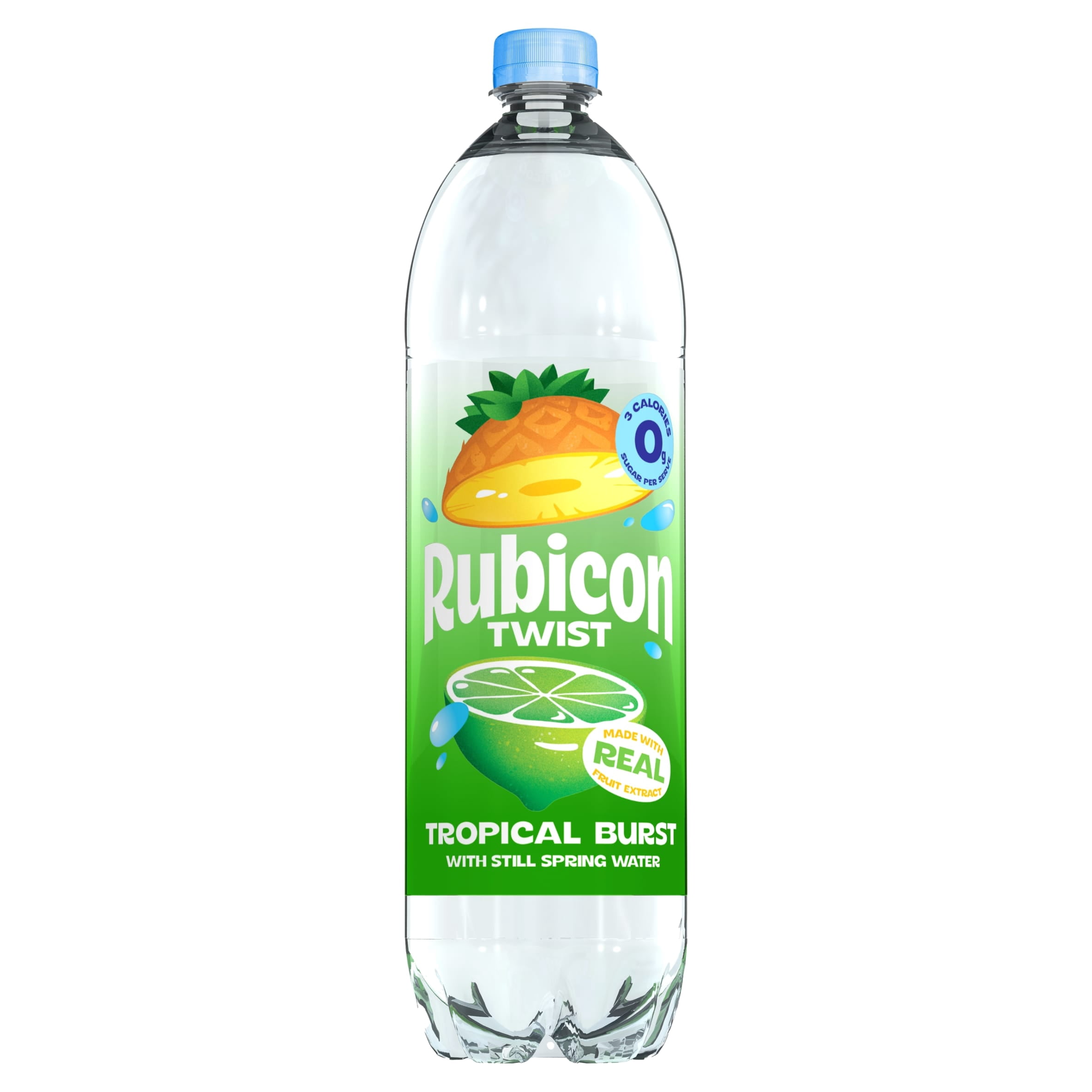 Rubicon Twist Tropical Burst Still Flavoured Spring Water 1.5L, Imported from Britain
