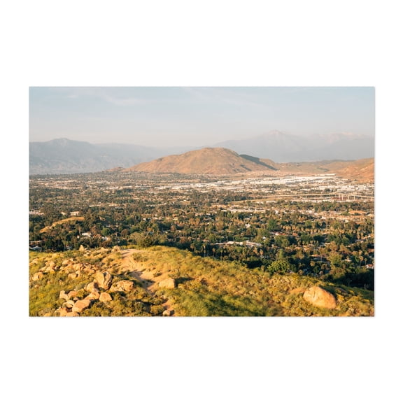 Rubidoux Views 01 - Riverside California Photography Unframed Wall Art Print 20 x 30 inches