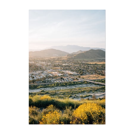 Rubidoux Views 03 - Riverside California Photography Landscape Scenic Nature Cityscape Floral Summer Unframed Wall Art Print 5 x 7 inches