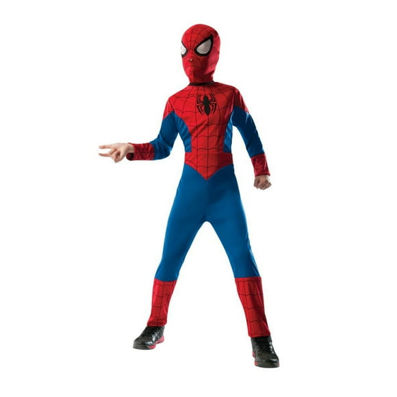 Rubie's 2 in 1 Reversible SpiderMan Halloween Fancy-Dress Costume for Child, Little Boys S