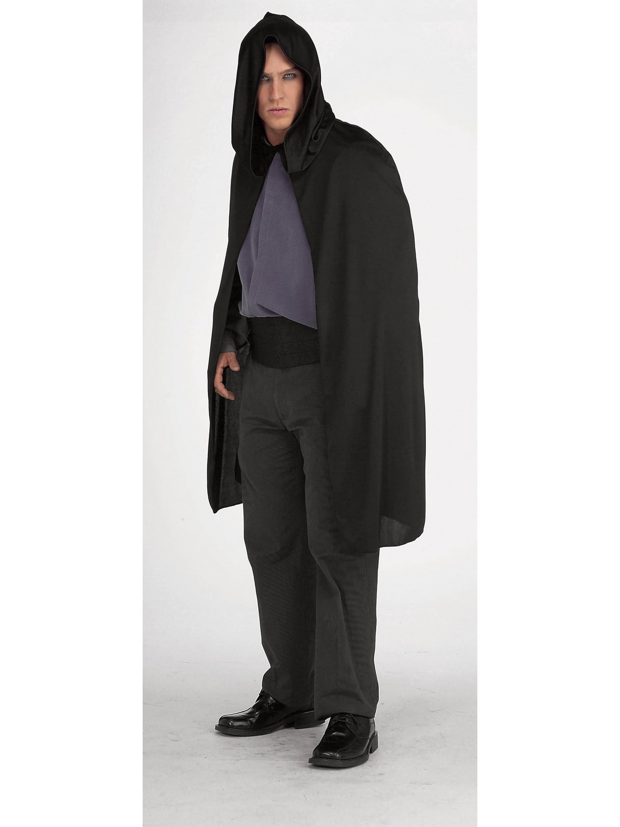 Rubie's Adult 45 Hooded Costume Cape, Black, One Size 