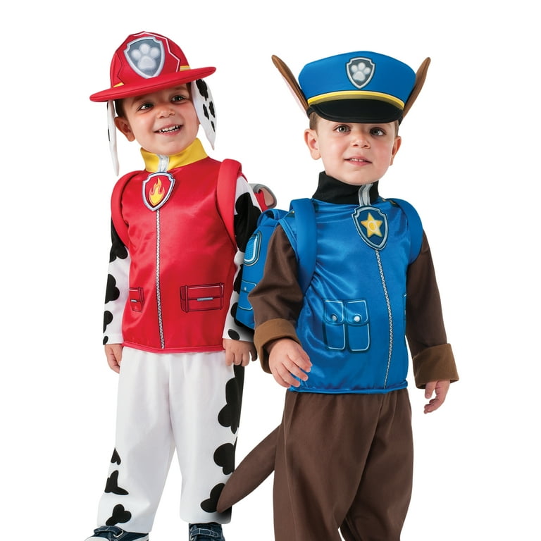 Costume coppia Chase e Marshall™ Paw Patrol™ Bambino: Questi due costumi di  Chase e Marshall sono in licenza ufficiale P…