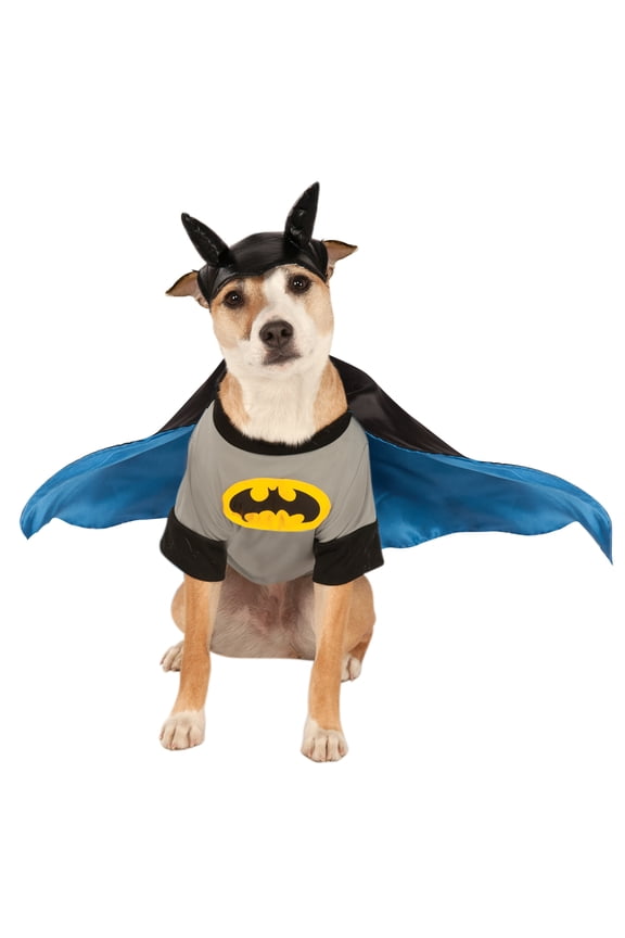 DC Comics Classic Batman Pet Costume for Dogs or Cats by Rubies, XL