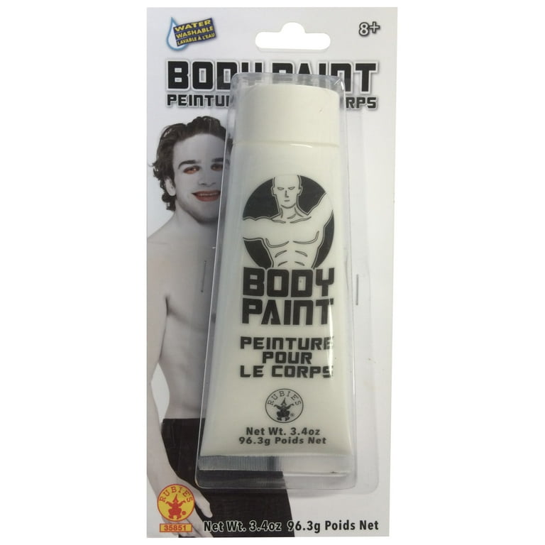 Rubie's Body Paint, White, 3.4 Ounce