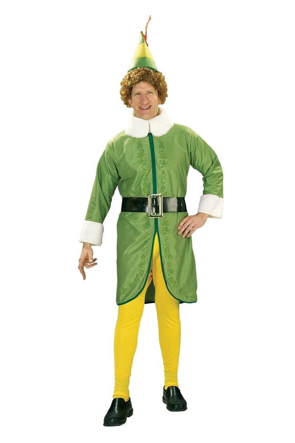 Rubie's Buddy the Elf Men's Halloween Fancy-Dress Costume for Adult, M