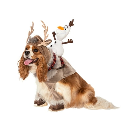 Disney Frozen Sven and Olaf Pet Costume for Dogs or Cats by Rubies, Large