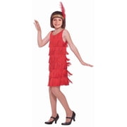 Red Flapper Costume for Girls