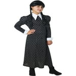 Rubies Wednesday TV Series: Wednesday Addams Costume Dress for Kids, Girl's Medium