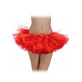 thumbnail image 1 of Sexy Neon Red Retro Ballet Team School Spirit Colored Skirt Tutu, 1 of 1