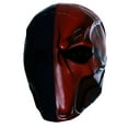 thumbnail image 1 of Adult Batman Arkham City Deluxe Death Stroke Overhead Latex Mask Costume, 1 of 2