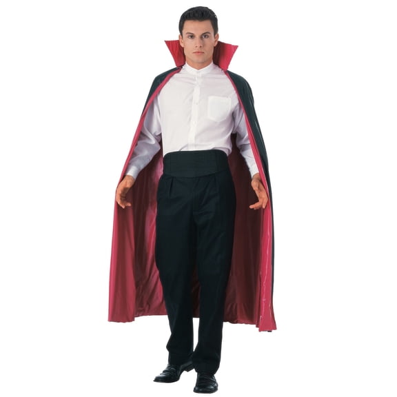 Rubie's Costume Mens 60 Inch Reversible Vampire Cape Black Red One Size