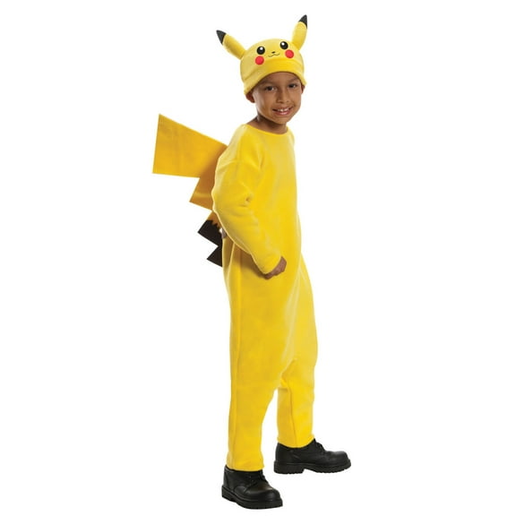 Rubie's Deluxe Pokemon Pikachu Halloween Fancy-Dress Costume for Child, Big Boys L
