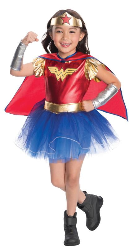 Wonder Woman Movie Child's Deluxe Costume, Small, Red