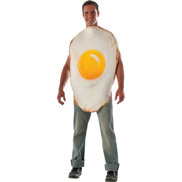 Unisex Flat-Fried Egg Costume
