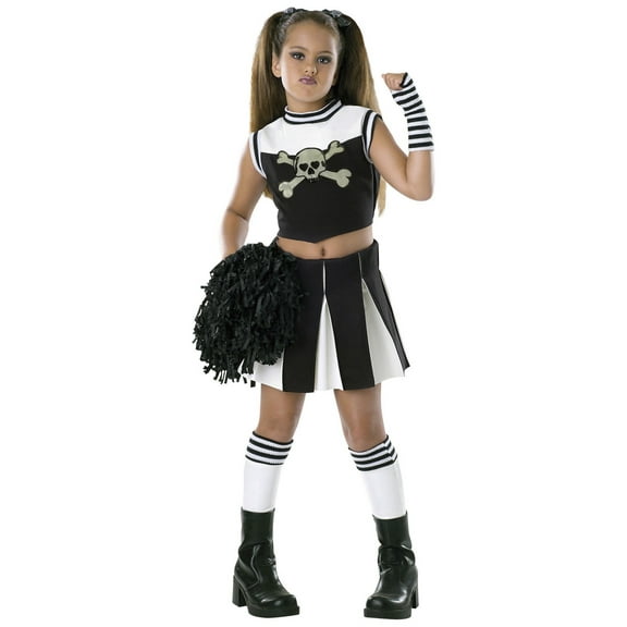 Rubies Bad Spirit Goth Cheerleader Costume for Kids, Girls Large