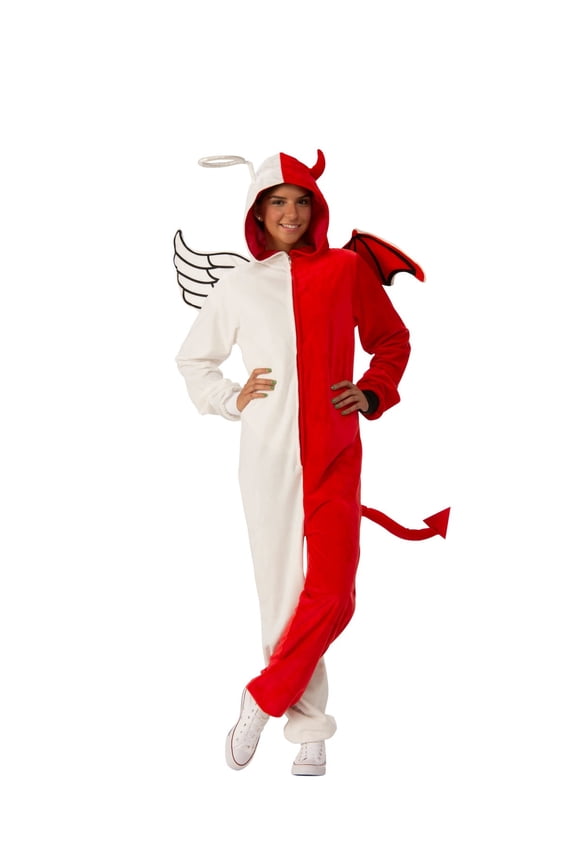 Good vs Evil Angel Demon Comfy Wear Costume for Adults, Unisex Large/XL