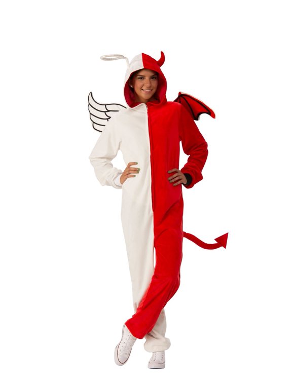 Good vs Evil Angel Demon Comfy Wear Costume for Adults, Unisex Large/XL
