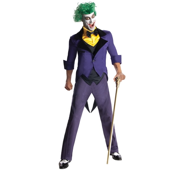 Adults Men's DC Comics Batman Gotham Villain Joker Costume Large (44)