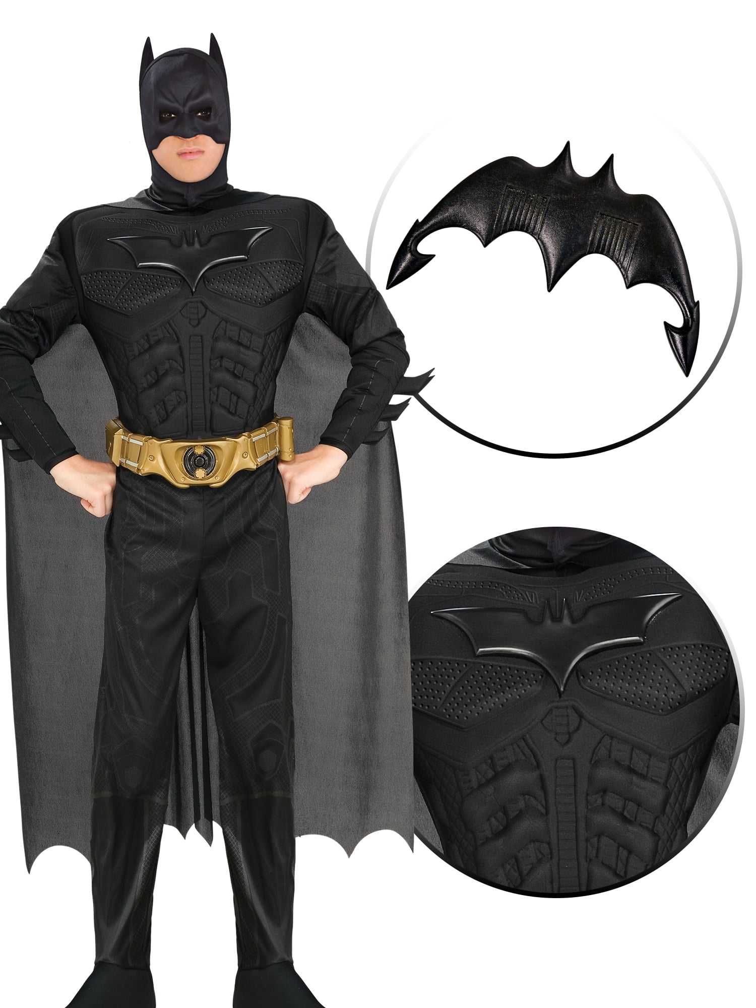Rubie's The Batman: Boy's Deluxe Batman Costume Medium