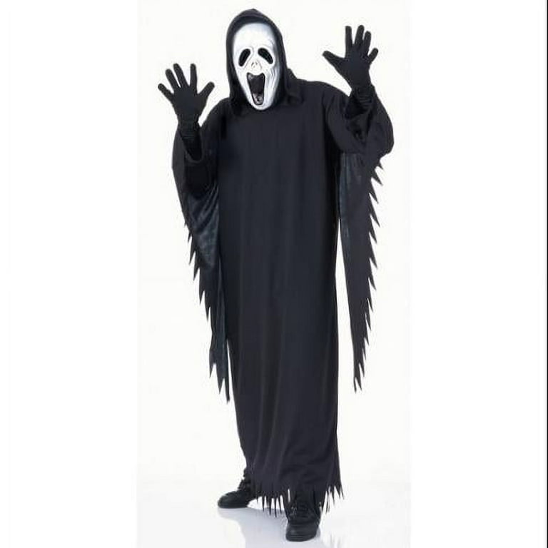 Adult Howling Ghost Costume Scream Mask Adult Howling Ghost Costume Scream Mask