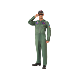 amscan Top Gun Maverick Flight Men Costume - Standard Size, 1 Pc 