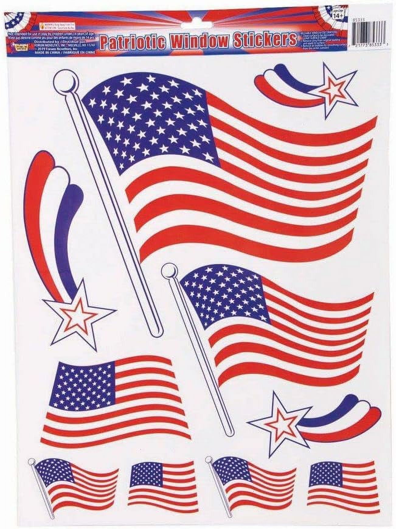 Rubie's Patriotic Window Stickers - Walmart.com