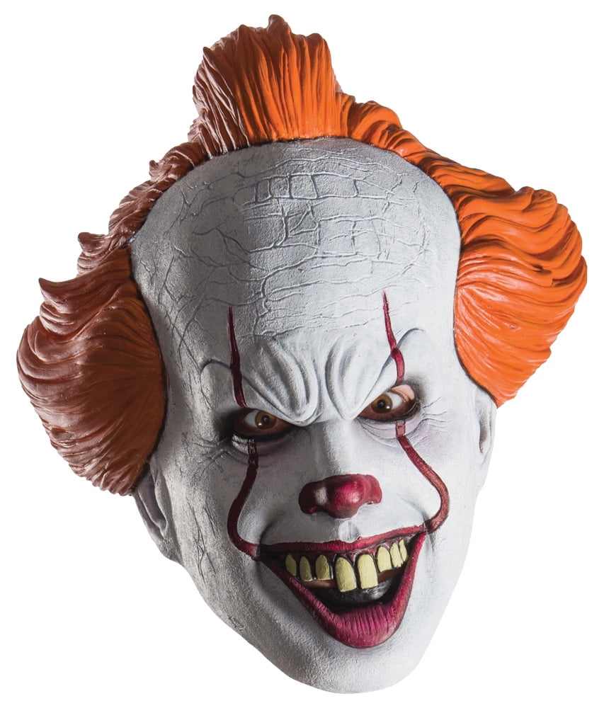 Inspiration Ed fad Rubie's Pennywise It Movie Multi-color Plastic Halloween Costume Mask, for  Adult - Walmart.com