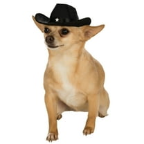 Rubie's Costume Co - Black Cowboy Hat for Pets - SM