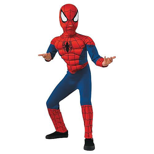 Rubie's Spider-Man Muscle Boy's Halloween Fancy-Dress Costume for Child, S