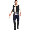 thumbnail image 1 of Rubie's Star Wars Classic Han Solo Men's Halloween Fancy-Dress Costume for Adult, One Size, 1 of 2