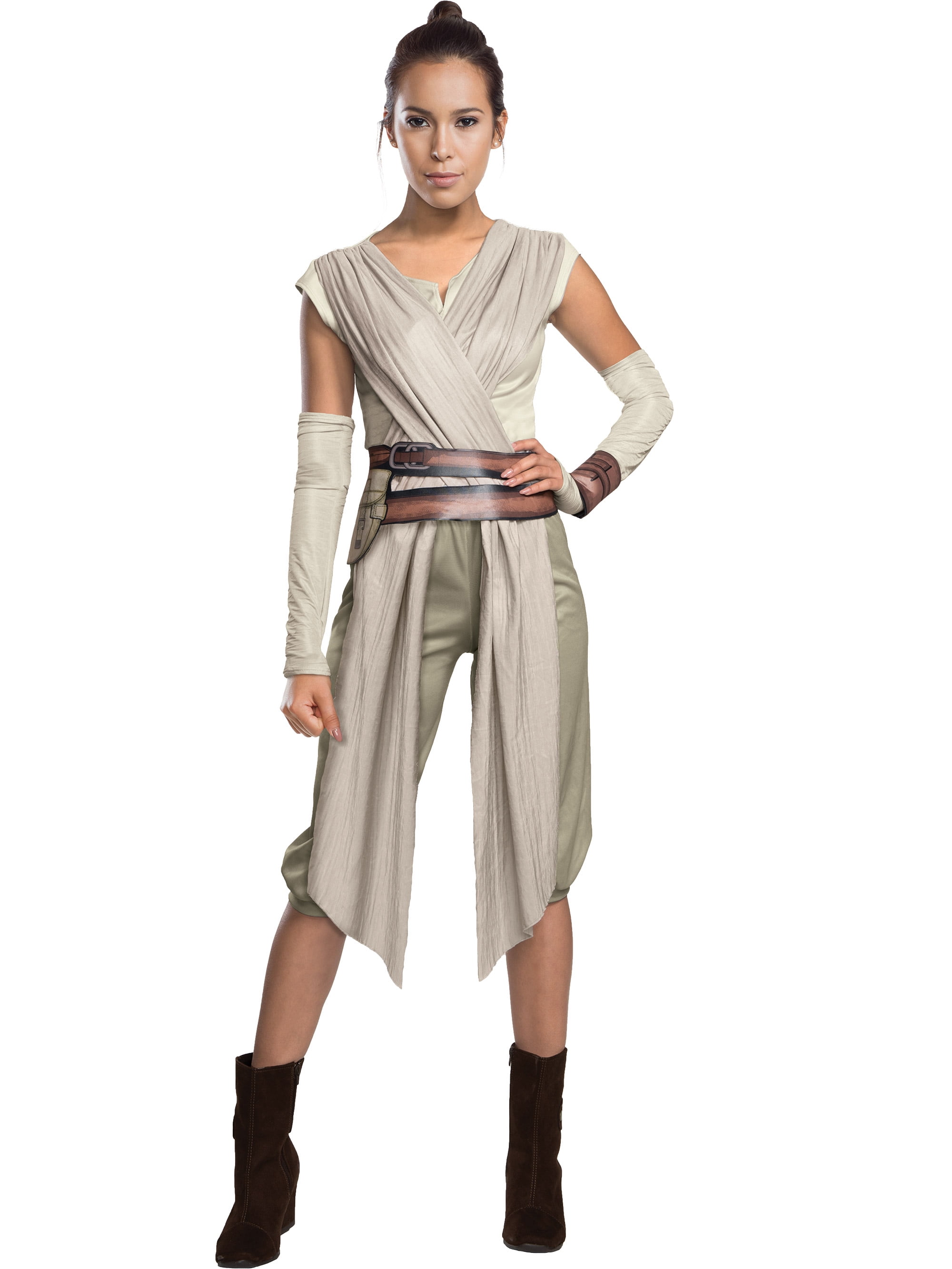 Rubie's Deluxe Rey Skywalker Jedi Costume, Star Wars Episode VII, Women's Halloween Fancy-Dress, Adult Size M
