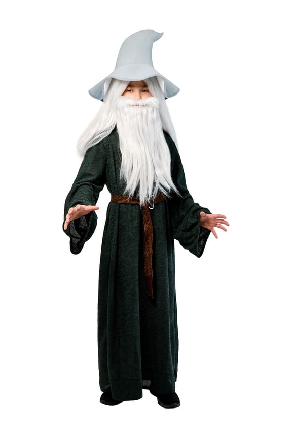 The Hobbit Gandalf Costume for Kids by Rubies, Boys Medium