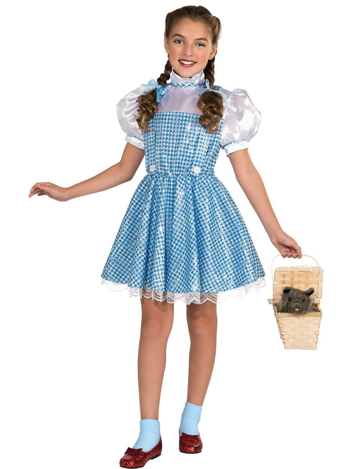 The Wizard of Oz Dorothy Sequin Costume for Toddlers by Rubies, Girls 2T-4T