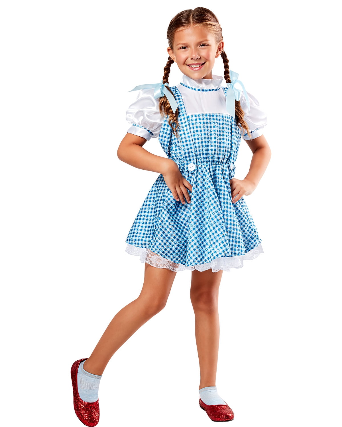 The Wizard of Oz Dorothy Sequin Costume for Toddlers by Rubies, Girls 2T-4T