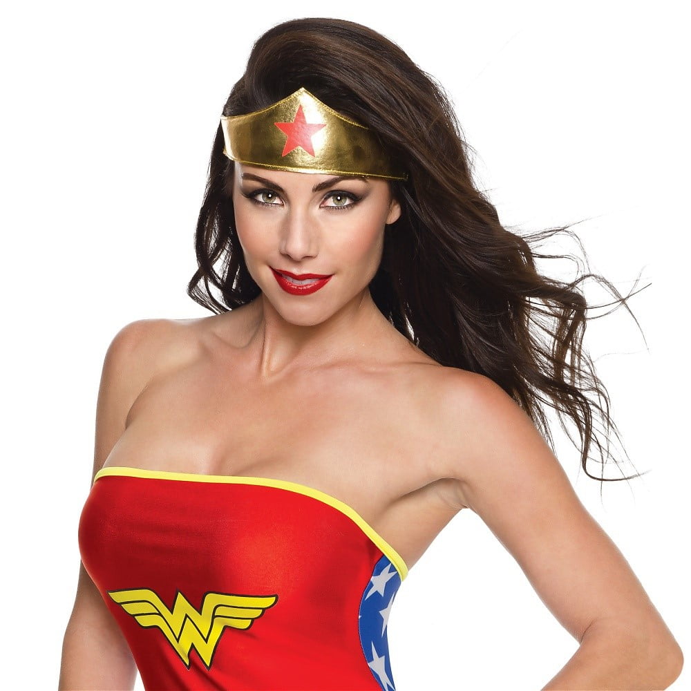 hår tempo Adept Rubie's Tiara Wonder Woman Halloween Costume Accessory - Walmart.com