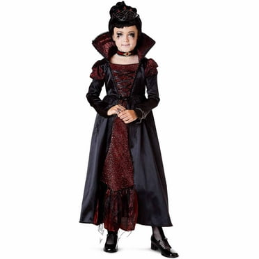Suit Yourself Dark Vampire Costume for Girls, Includes a Mini Dress, a ...