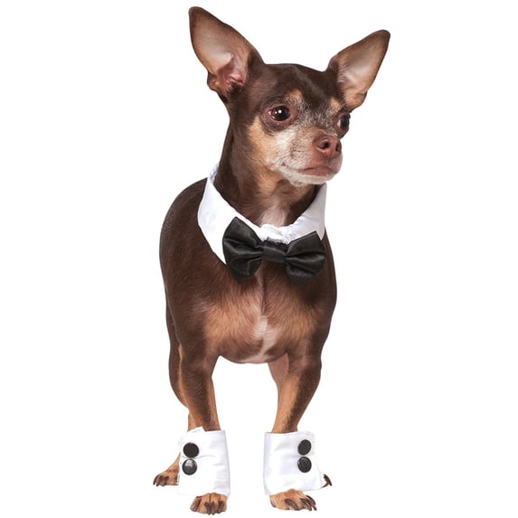 Rubie's Tuxedo Bowtie & Cuff Pet Set
