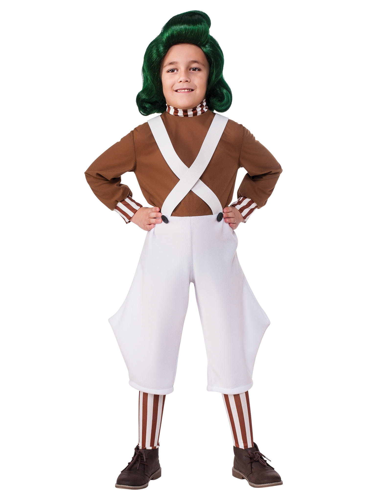 Rubie s Willy Wonka Oompa Loompa Boy s Halloween Fancy Dress