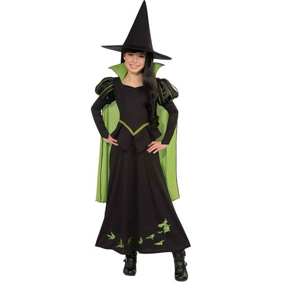 Rubie's Wizard of Oz Wicked Witch of the West Girl's Halloween Fancy-Dress Costume for Child, S