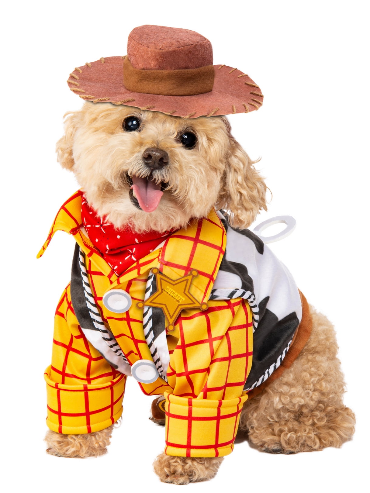 Disney Toy Story Woody Pet Costume for Dogs or Cats by Rubies, XL