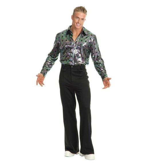 Rubies 70s Disco Black Costume Pants for Adults, Men's 30