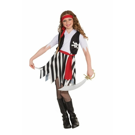 Rubies Buccaneer Costume for Kids, Girls Small