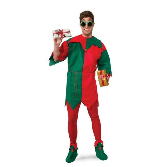 Rubies Christmas Elf Tunic Costume for Adults