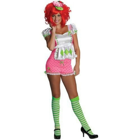 Womens Adult Strawberry Shortcake Sexy Costume Large 10-14