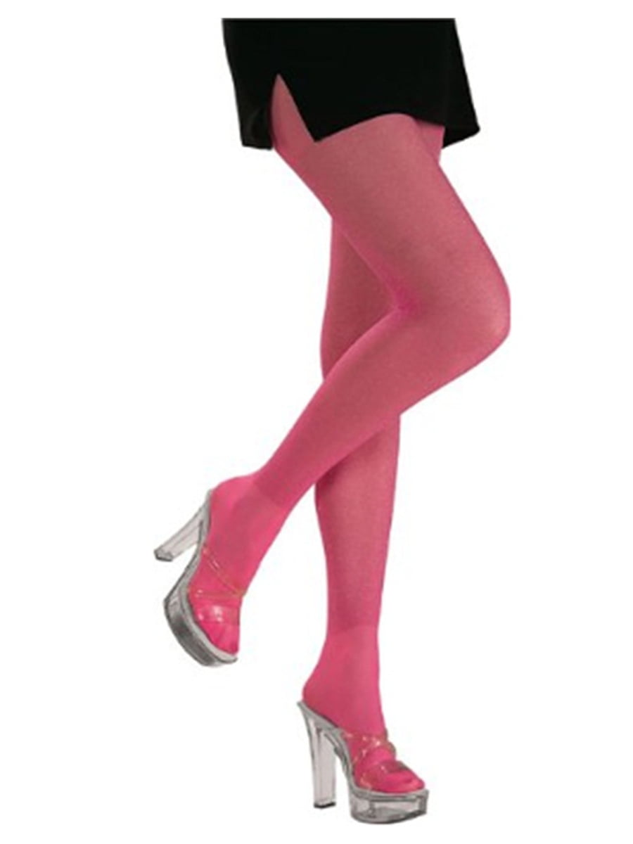 Rubies Costume Co Womens Pink Princess or 80s Costume Glitter Tights 